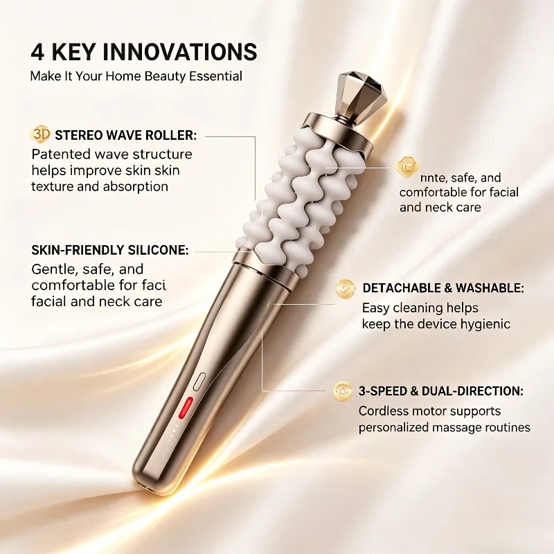 Varita Masajeadora Facial y de - Luxury Skincare Devices reseña y precio