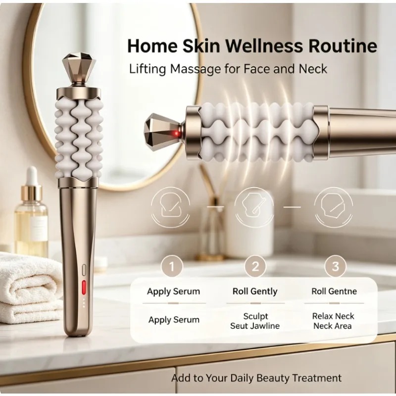 Varita Masajeadora Facial y de - Luxury Skincare Devices reseña y precio